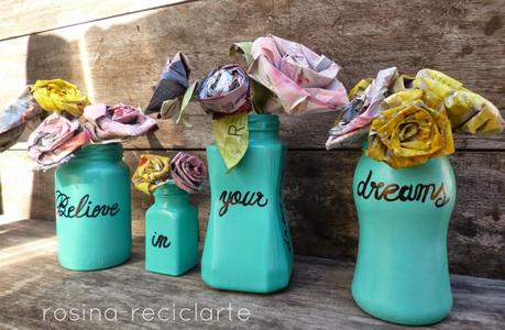 Yo Reciclo:Rosas de papel Yo Reciclo:Rosas de papel