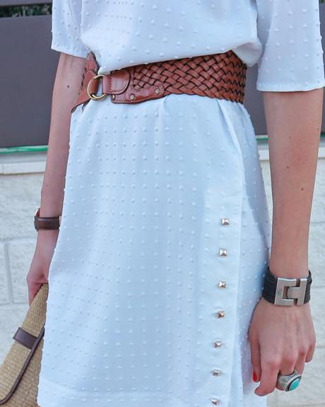 Vestido blanco Front Row Shop Vestido blanco Front Row Shop