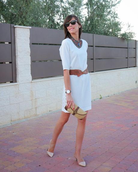 Vestido blanco Front Row Shop Vestido blanco Front Row Shop
