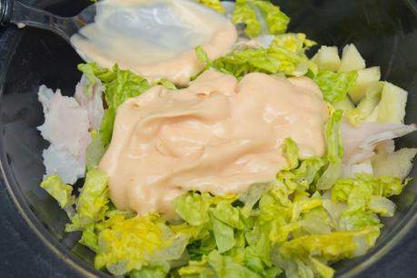 Sandwich rodilla de pavo y manzana Sandwich rodilla de pavo y manzana