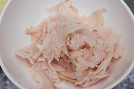 Sandwich rodilla de pavo y manzana Sandwich rodilla de pavo y manzana