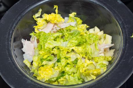 Sandwich rodilla de pavo y manzana Sandwich rodilla de pavo y manzana