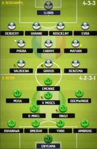Octavos de final, los 8 partidos francianigeria
