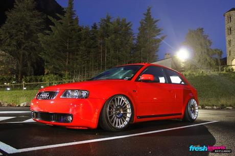 Mini KDD Stance en Andorra Audi A3 Rojo stance