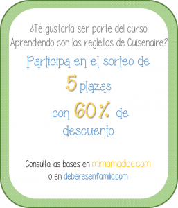 Sorteo: Aprendiendo con las regletas de Cuisenaire www.mimamadice.com