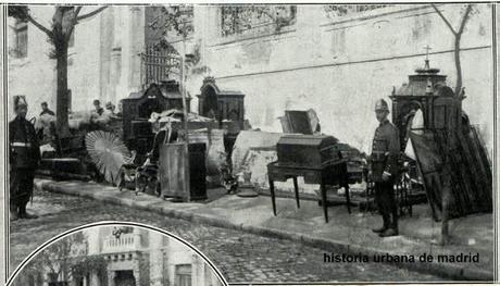 Recuerdos de papel: Incendio de las Salesas. Madrid, 1915