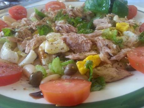 Ensalada de judías blancas – Insalata di spollichini insalatafagiolitonno