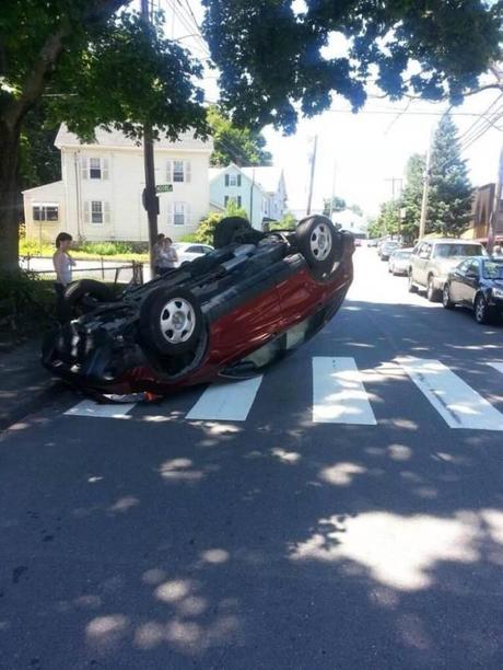 Accidente en su primera clase