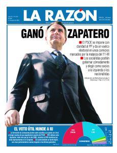 El diseño como técnica de manipulación informativa (II) la razon 15 de marzo