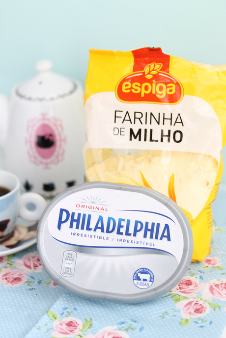 Made in Brazil ...Bizcocho de maíz y queso philadelphia