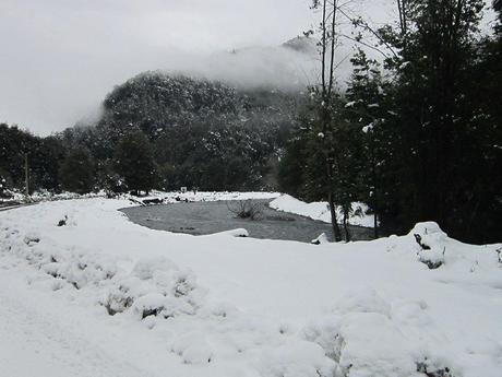 Nieve en las montañas