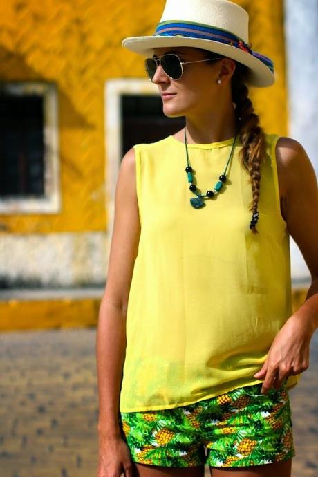 Pineapples Shorts Pineapples Shorts