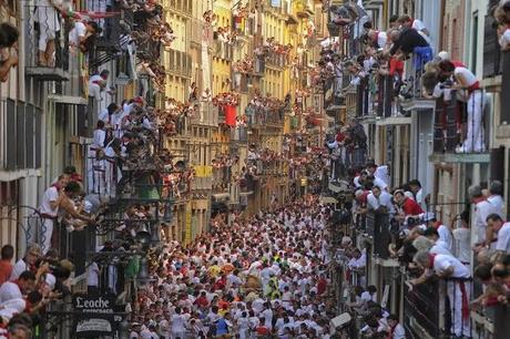 Una de las mejores fotos de los Sanfermines de todos los tiempos Una de las mejores fotos de los Sanfermines de todos los tiempos
