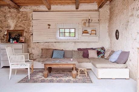 Una casa de verano en suecia y un rincon con antes y después - Paperblog