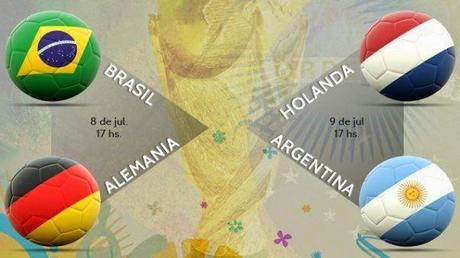 Semifinales Mundial de Brasil. Semifinales Mundial de Brasil.