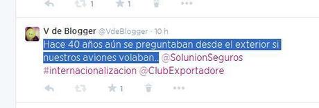 Cual reportera, mis seguidores de Twitter @VdeBlogger, han podido leer en directo las palabras de Bib