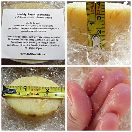 Hadaly Fresh: Exfoliante corporal Exotic Rock, Exfoliante para pies Echa a correr y Bomba efervescente Mango Mumba Hadaly Fresh: Exfoliante corporal Exotic Rock, Exfoliante para pies Echa a correr y Bomba efervescente Mango Mumba