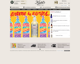 KIEHL'S ESTRENA SU WEB EN ESPAÑA. KIEHL'S ESTRENA SU WEB EN ESPAÑA.