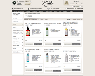 KIEHL'S ESTRENA SU WEB EN ESPAÑA. KIEHL'S ESTRENA SU WEB EN ESPAÑA.