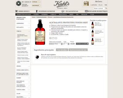 KIEHL'S ESTRENA SU WEB EN ESPAÑA. KIEHL'S ESTRENA SU WEB EN ESPAÑA.