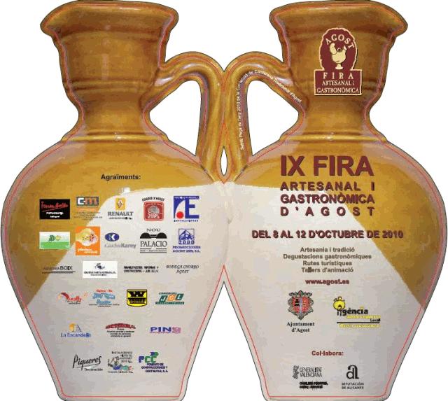 Agost. IX Feria Artesanal y Gastronómica 2010 Agost. IX Feria Artesanal y Gastronómica 2010