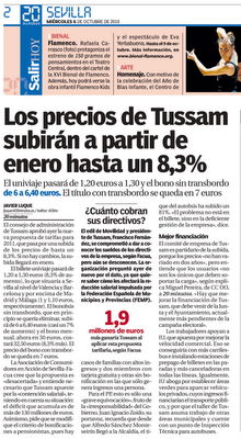 ¿Cuánto cobran los directivos de Tussam?