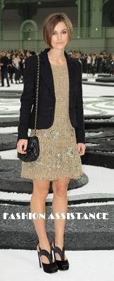 Paris Fashion Week, Spring/Summer, 2011. Keira Nightley y otras celebrities en el Front Row de Chanel
