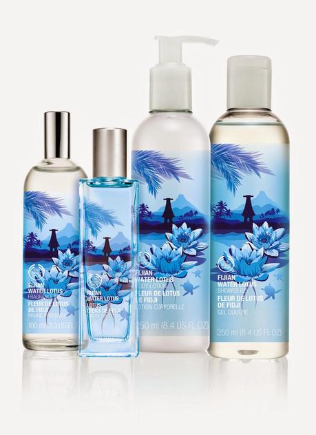 línea Fijian Water Lotus de The Body Shop