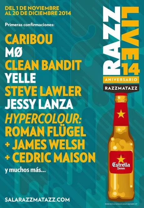 Razzmatazz prepara su 14 aniversario con un cartel de lujo: Yelle, MØ, Clean Bandit...