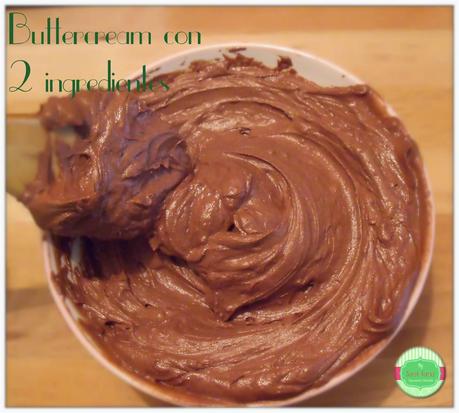 Buttercream con 2 ingredientes