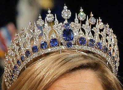 Tiara de Zafiros - Casa Real de los Paises Bajos Tiara de Zafiros - Casa Real de los Paises Bajos