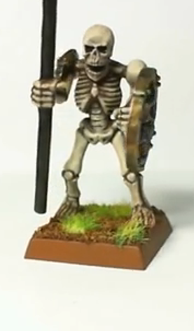 Cómo pintar esqueletos