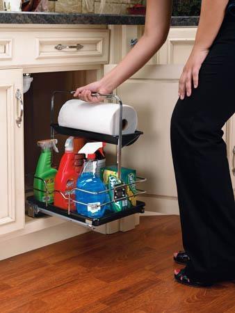 Organizando el bajo fregadero... Organizando el bajo fregadero...