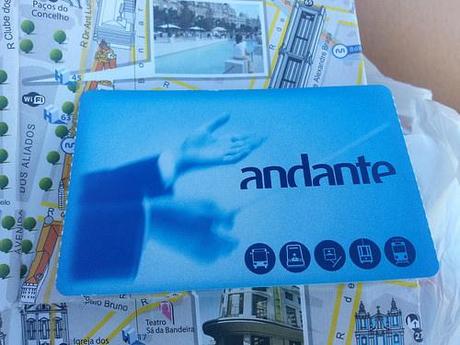 Oporto – Primer día tarjeta andante