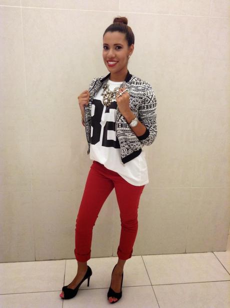 (Outfit) Inspiración Blanco y Negro con un toque de color (Outfit) Inspiración Blanco y Negro con un toque de color