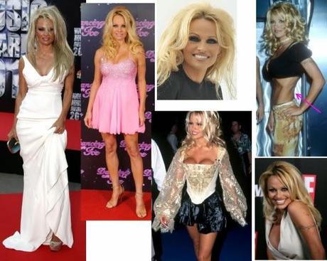 La evolución de los famosos - Pamela Anderson La evolución de los famosos - Pamela Anderson