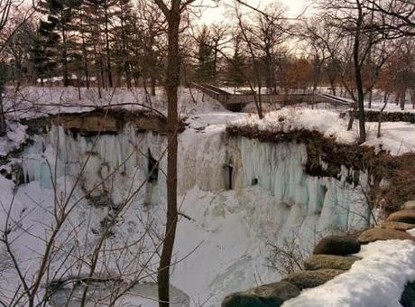 Minnehaha falls. Minneapolis. USA