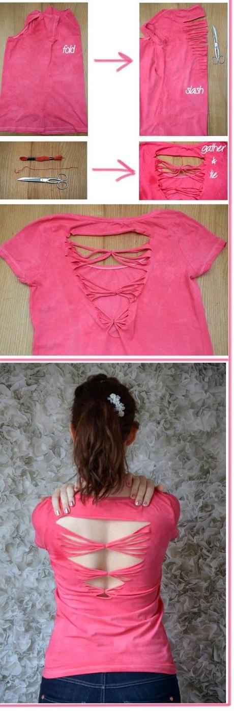 DIY: Customizar camisetas básicas Parte 3 DIY: Customizar camisetas básicas Parte 3