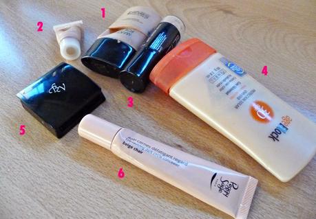 Productos acabados IV: Mat velvet de Make up forever, Superbalanced make up teint de Clinique, Fit me anti shine de Maybelline, Crema mate con color de Yanbal, Corrector de Bottega Verde y Corrector antifatiga de Peggy Sage Productos acabados IV: Mat velvet de Make up forever, Superbalanced make up teint de Clinique, Fit me anti shine de Maybelline, Crema mate con color de Yanbal, Corrector de Bottega Verde y Corrector antifatiga de Peggy Sage