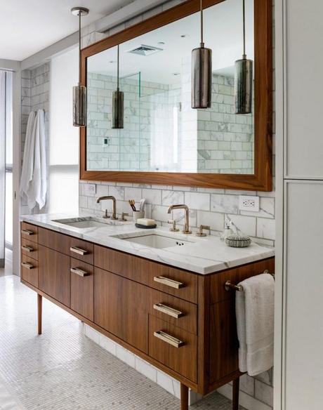 Decoracion Neutral.Un duplex newyorkino del mid century Decoracion Neutral.Un duplex newyorkino del mid century