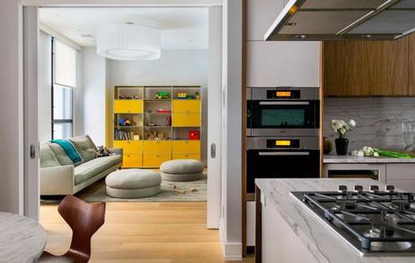 Decoracion Neutral.Un duplex newyorkino del mid century Decoracion Neutral.Un duplex newyorkino del mid century