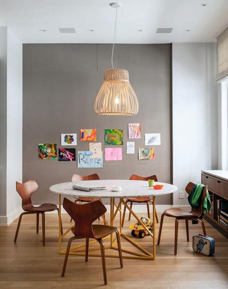 Decoracion Neutral.Un duplex newyorkino del mid century Decoracion Neutral.Un duplex newyorkino del mid century
