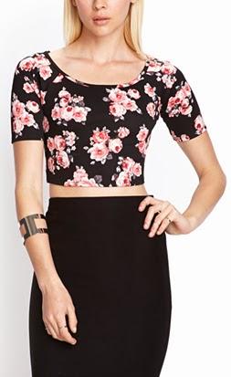 Una buena forma de combinar nuestro top Tendencia Primavera-Verano 2014: El Crop top