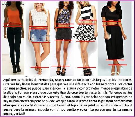 Si lo combinas bien puedes redibujar tu silueta Tendencia Primavera-Verano 2014: El Crop top