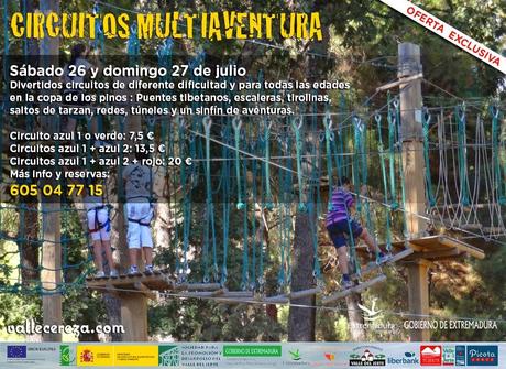 OFERTA ESPECIAL en Valle del Jerte Parque Aventura