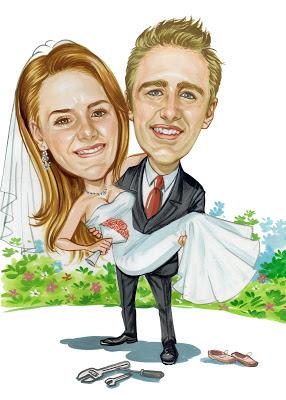 Caricaturas caricatura bodas