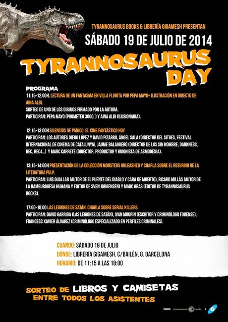 Tyrannosaurus Books presenta algunas de sus publicaciones más recientes Tyrannosaurus Books presenta algunas de sus publicaciones más recientes