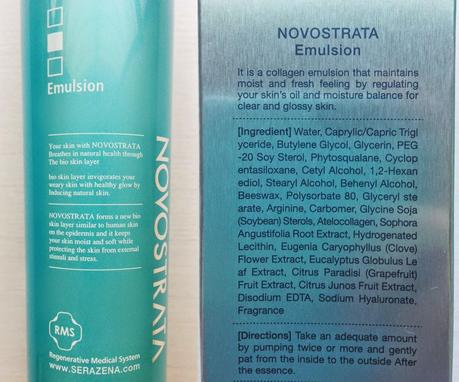 Emulsión Regeneradora de Biocolágeno Novostrata emulsión, Novostrata, colágeno, Violeta Botánica, blog, blogger