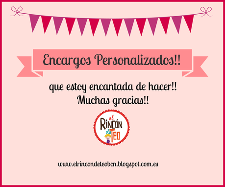 Algunos de nuestros Encargos Personalizados!!! Algunos de nuestros Encargos Personalizados!!!