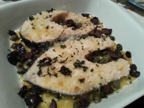 Rodajas de salmón al horno – Tranci di salmone al forno salmoneforno4
